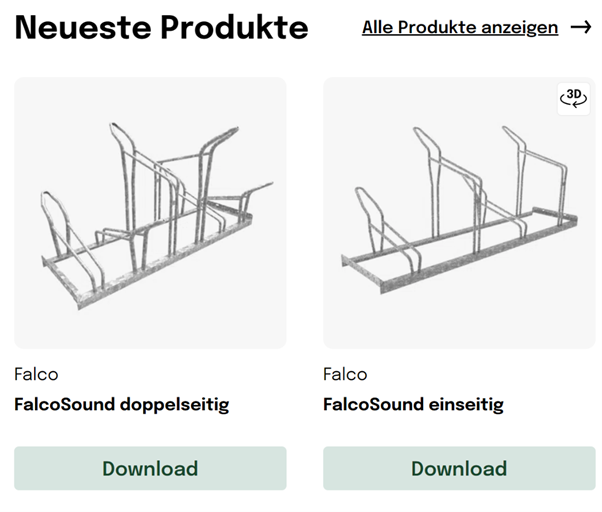 Falco stellt BIM-Dateien auf BIMobject.com zur Verfügung